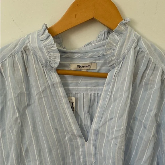 Madewell White Striped Top - Picture 6 of 7